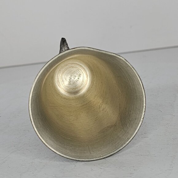 Vintage Connecticut House Pewter Goat Head Stirrup Cup Shot Glass - Picture 6 of 8